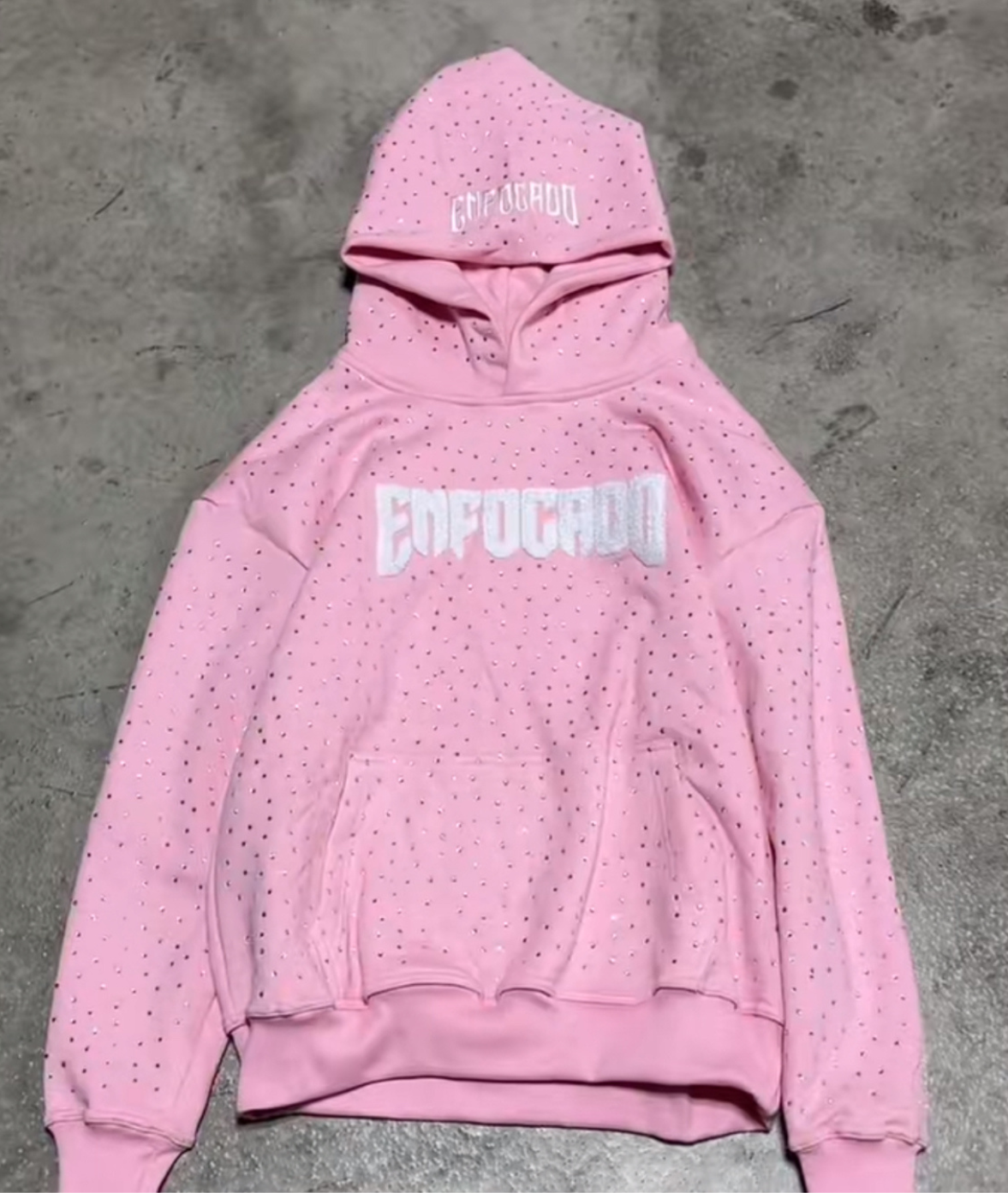 Unisex Rhinestone Hoodie