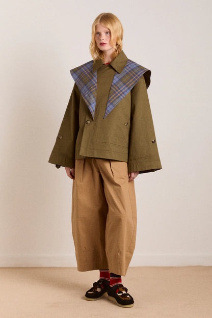 Reversible Jerry Crop Trench Coat