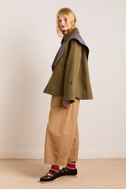 Reversible Jerry Crop Trench Coat
