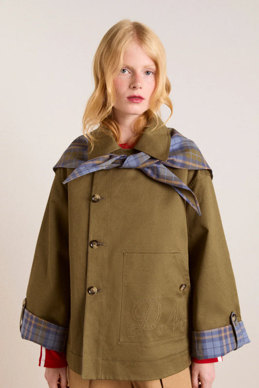 Reversible Jerry Crop Trench Coat