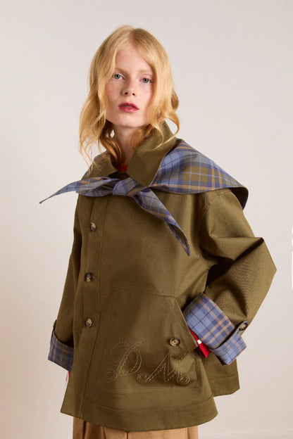 Reversible Jerry Crop Trench Coat