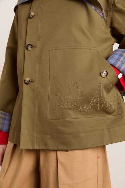 Reversible Jerry Crop Trench Coat