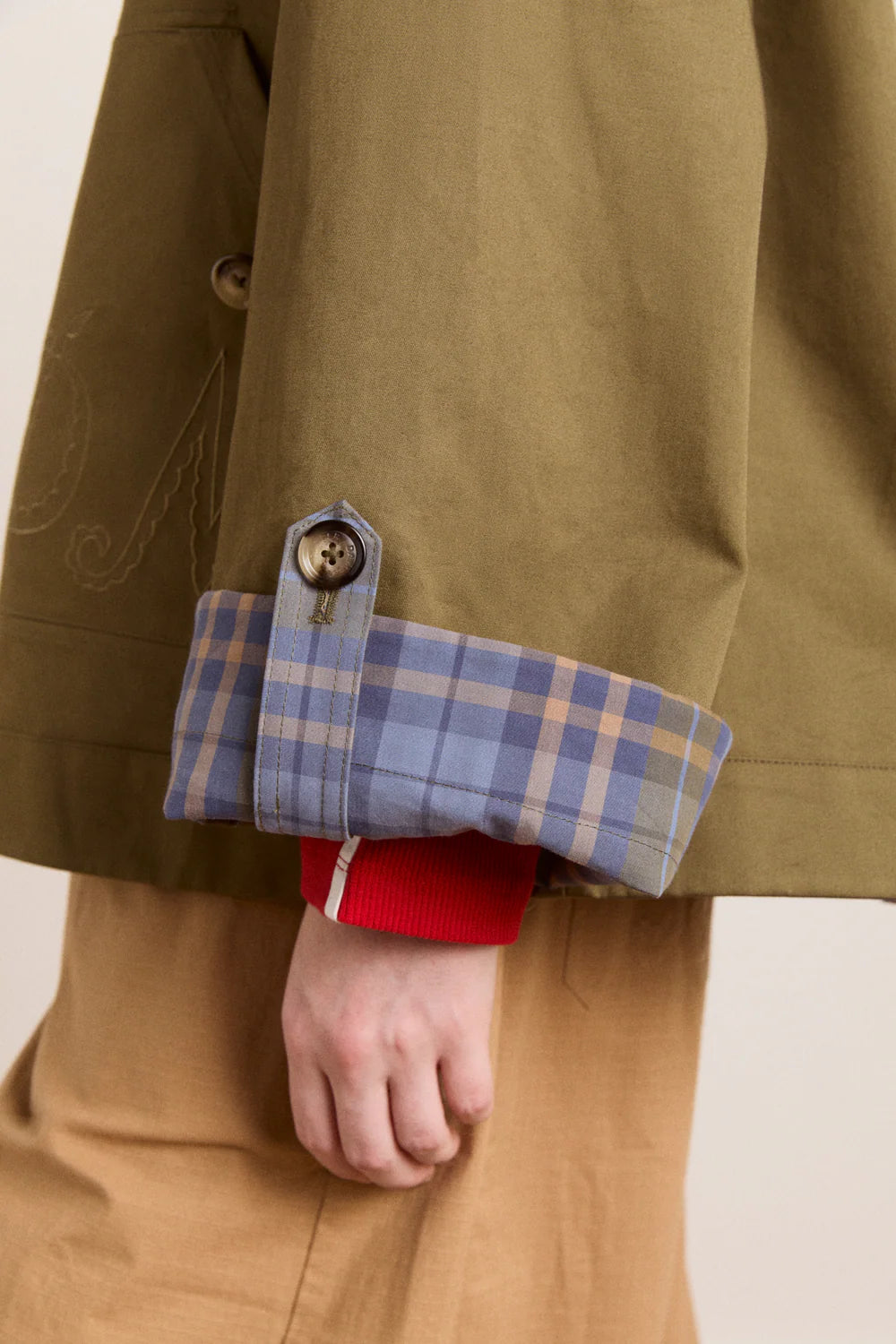Reversible Jerry Crop Trench Coat