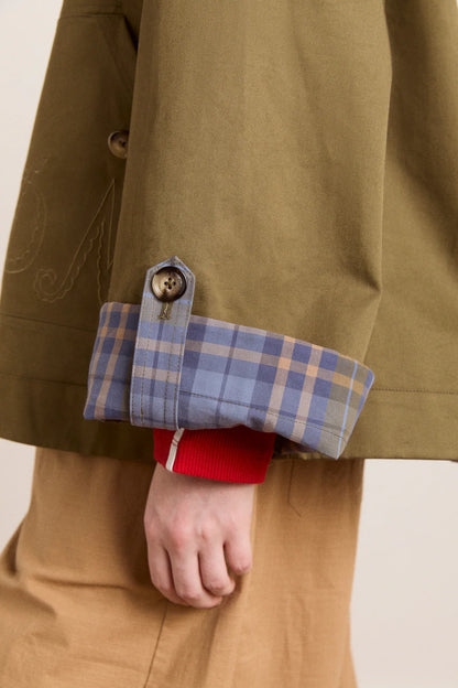 Reversible Jerry Crop Trench Coat