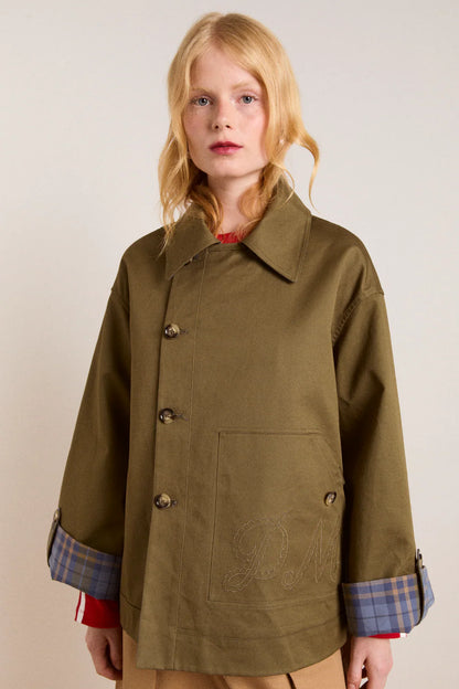 Reversible Jerry Crop Trench Coat