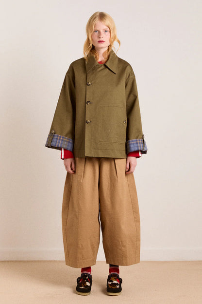 Reversible Jerry Crop Trench Coat