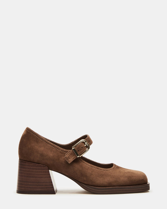 Chestnut Mary Jane Loafers
